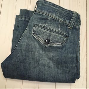 American Eagle Outfitters flare leg jeans, size 4